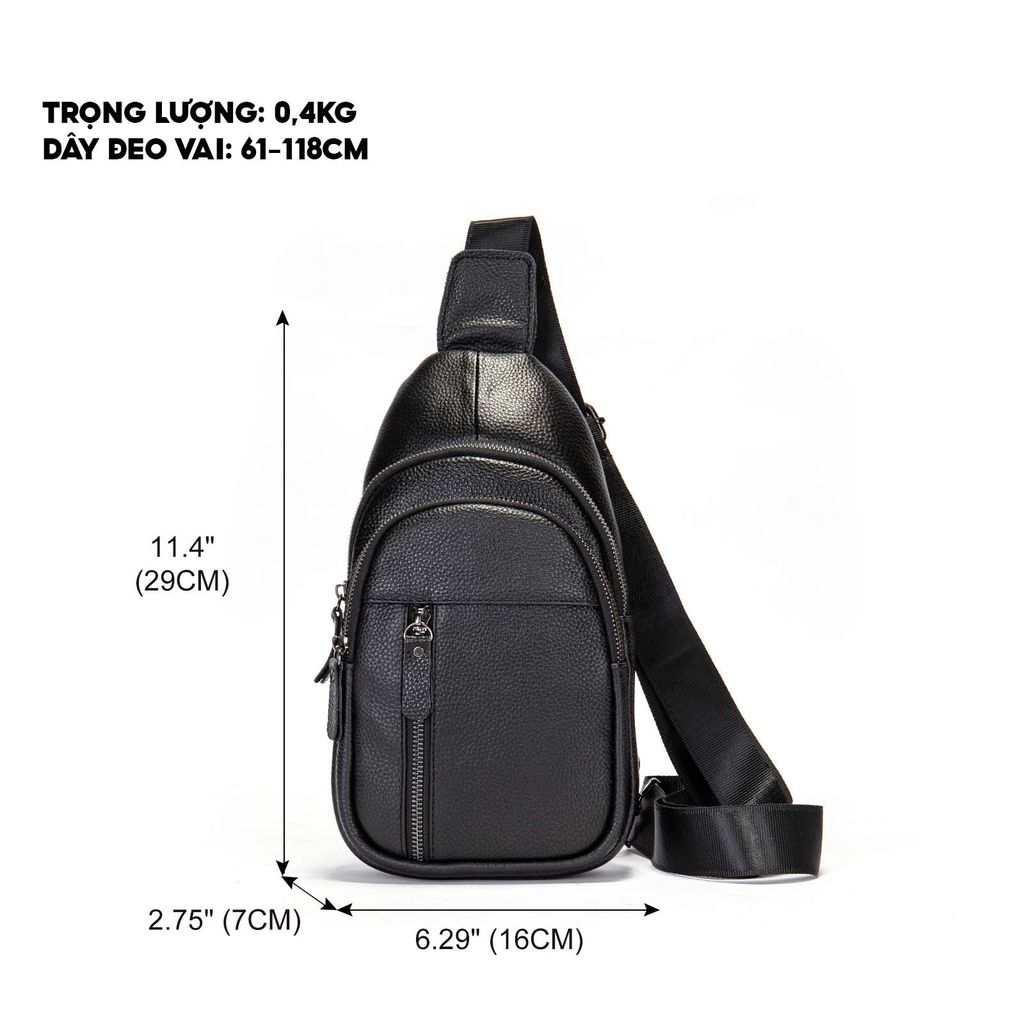 [Order] Túi đeo trước ngựa nam da thật giá rẻ CEC231