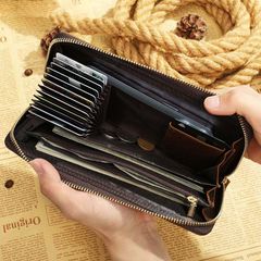 [Order] Ví nam cầm tay, ví dài da thật CEC184