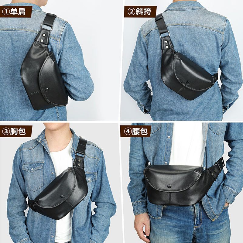 [Order] Túi đeo trước ngực da bò thật lớp 1 CEC084