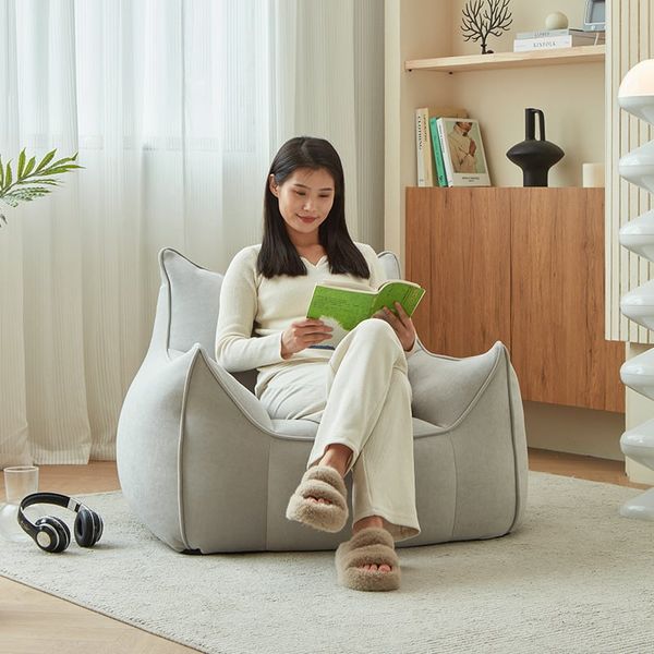 [Order] Ghế lười thư giãn hạt xốp phong cách retro
