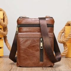 [Order] Túi đeo chéo nam da thật nhỏ gọn CEC251