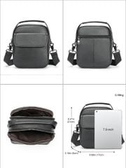 [Order] Túi đeo chéo nam da bò thật, túi đựng ipad CEC043