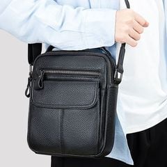 [Order] Túi đeo chéo nam da bò thật, túi đựng ipad CEC045