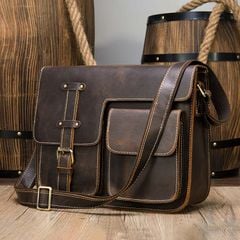 [Order] Túi đeo chéo nam, túi nam da ngựa điên CEC122