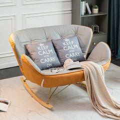[Order] Ghế bập bênh đôi, ghế thư giãn phong cách Bắc Âu