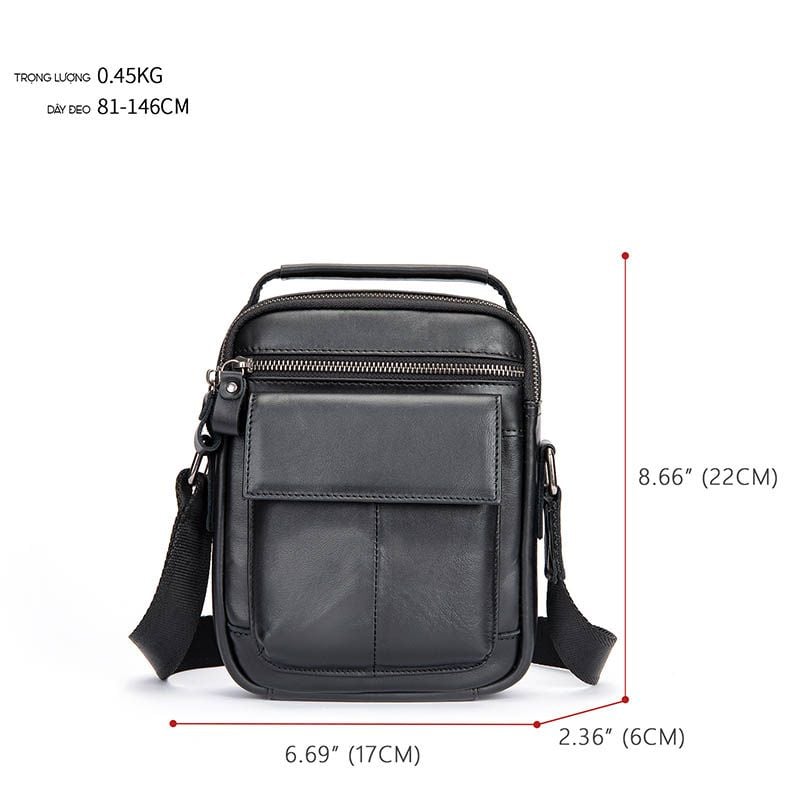 [Order] Túi đeo chéo nam da thật, túi đựng ipad CEC048