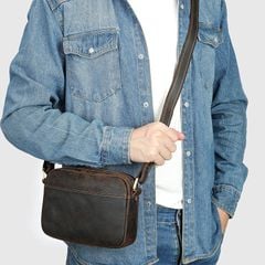 [Order] Túi đeo chéo nam da thật phong cách cổ điển CEC031