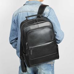 Balo da thật đựng laptop 15.6