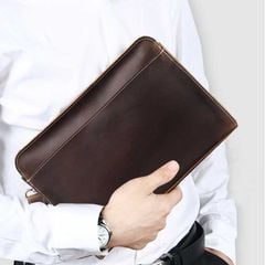 Ví nam cầm tay, ví dài da thật CEC263