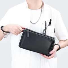 [Order] Túi đeo chéo nam da mềm, túi đựng ipad da thật CEC098
