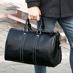 [Order] Túi du lịch nam, túi xách da ngựa điên cao cấp CEC156