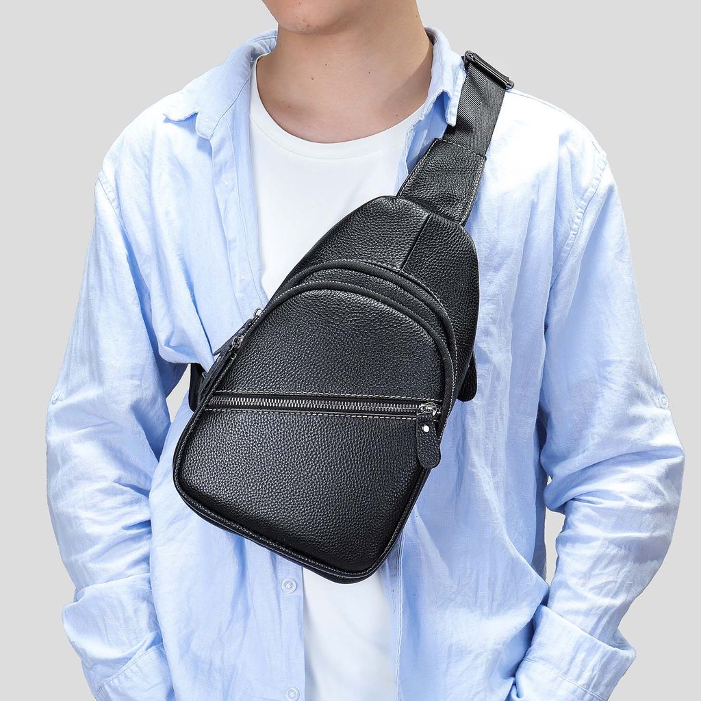 [Order] Túi đeo chéo nam da thật CEC234