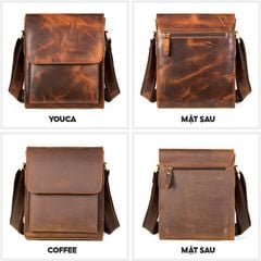 [Order] Túi đeo chéo nam, túi đựng ipad da ngựa điên CEC076