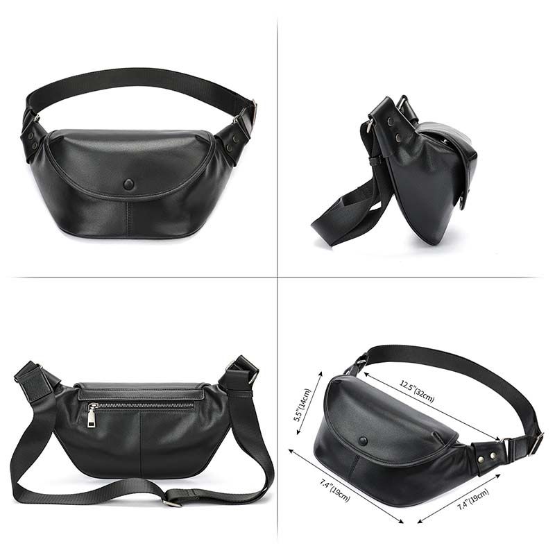 [Order] Túi đeo trước ngực nam da thật CEC230