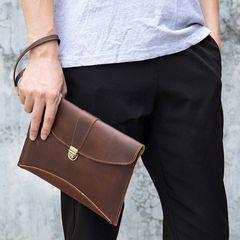 [Order] Ví da cầm tay, túi clutch nam da bò thật CEC187
