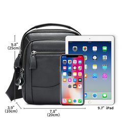 [Order] Túi đeo chéo nam da thật, túi đựng ipad CEC034