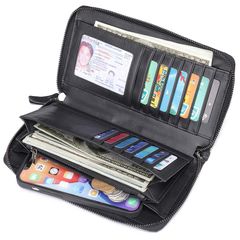 [Order] Ví da cầm tay, ví dài nam da bò thật lớp 1 CEC172