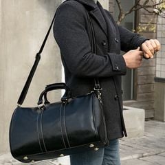 [Order] Túi du lịch nam, túi xách da ngựa điên cao cấp CEC156