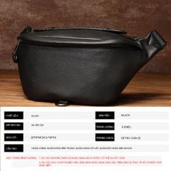 [Order] Túi đeo chéo nam đa dụng từ da thật CEC087