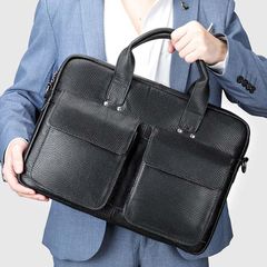 [Order] Cặp da nam công sở, cặp đựng laptop 15.6