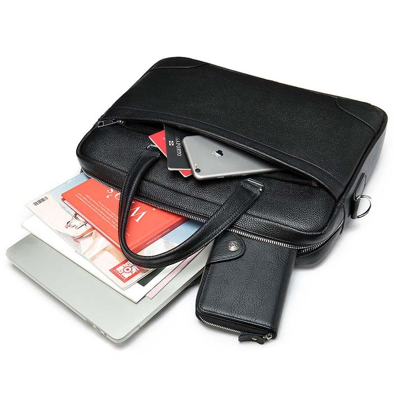 [Order] Túi xách nam công sở, túi da thật đựng laptop CEC102