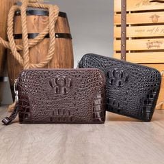 [Order] Ví da nam cao cấp, ví dài da thật vân cá sấu CEC182