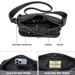 [Order] Túi da đeo chéo, túi xách nam da thật cao cấp CEC124