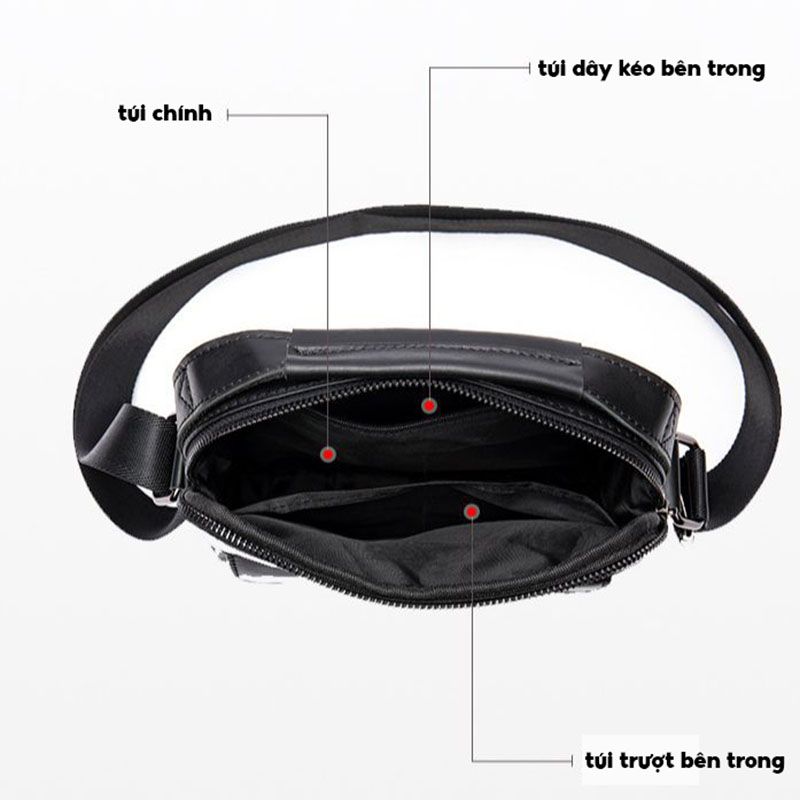 [Order] Túi đeo chéo nam da thật, túi đựng ipad CEC037