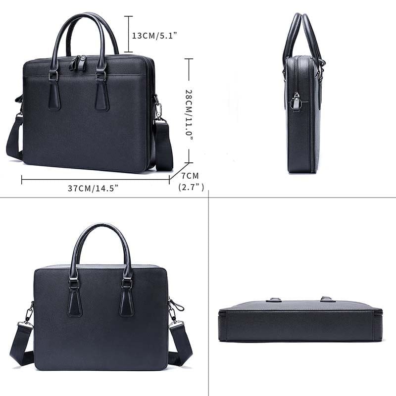 [Order] Cặp da nam công sở, cặp đựng laptop 13.3