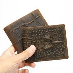 Ví nam nhỏ gọn, ví da thật vân cá sấu CEC269