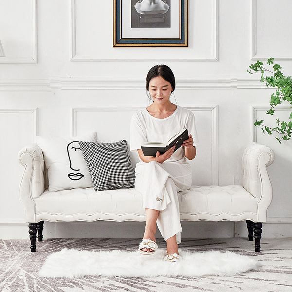 [Order] Ghế sofa thay giày đuôi giường tân cổ điển