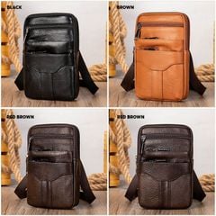 [Order] Túi đeo chéo nam da bò thật lớp 1 - CEC002