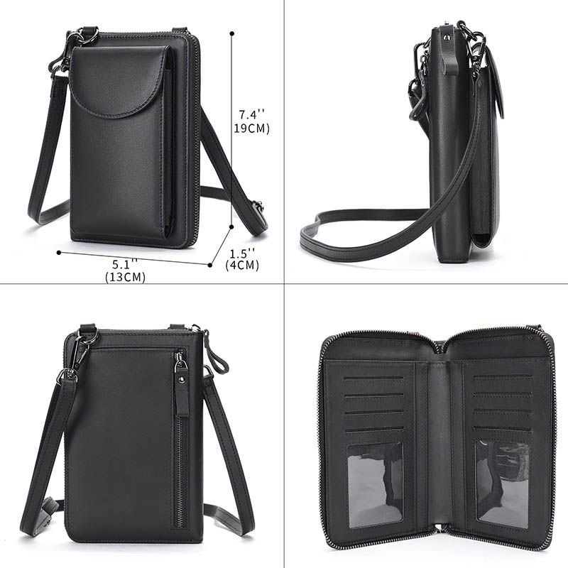 [Order] Túi đeo chéo nam da thật mini CEC062