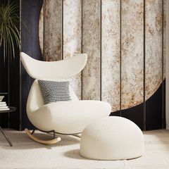 [Order] Ghế sofa đơn thư giãn cá voi phong cách tối giản Bắc Âu