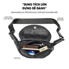 [Order] Túi đeo trước ngực nam da thật CEC230