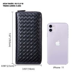 [Order] Ví da nam cầm tay, ví dài da thật phòng cách Hàn Quốc CEC161