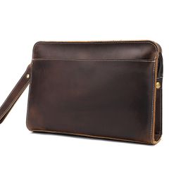 [Order] Ví da cầm tay nam, ví dài da thật CEC165