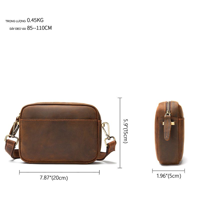 [Order] Túi đeo chéo nam da thật CEC051
