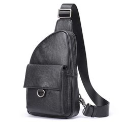 [Order] Túi đeo trước ngực, túi đeo chéo nam da thật CEC228
