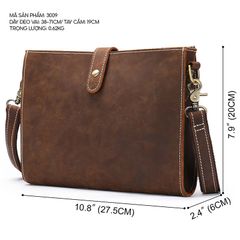 [Order] Túi đeo chéo nam da ngựa điên cao cấp CEC094