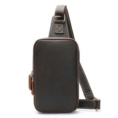 [Order] Túi đeo trước ngực nam da bò thật lớp 1 CEC236