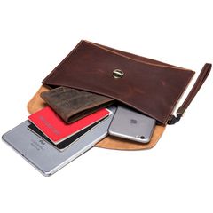 [Order] Ví da cầm tay, túi clutch nam da bò thật CEC187
