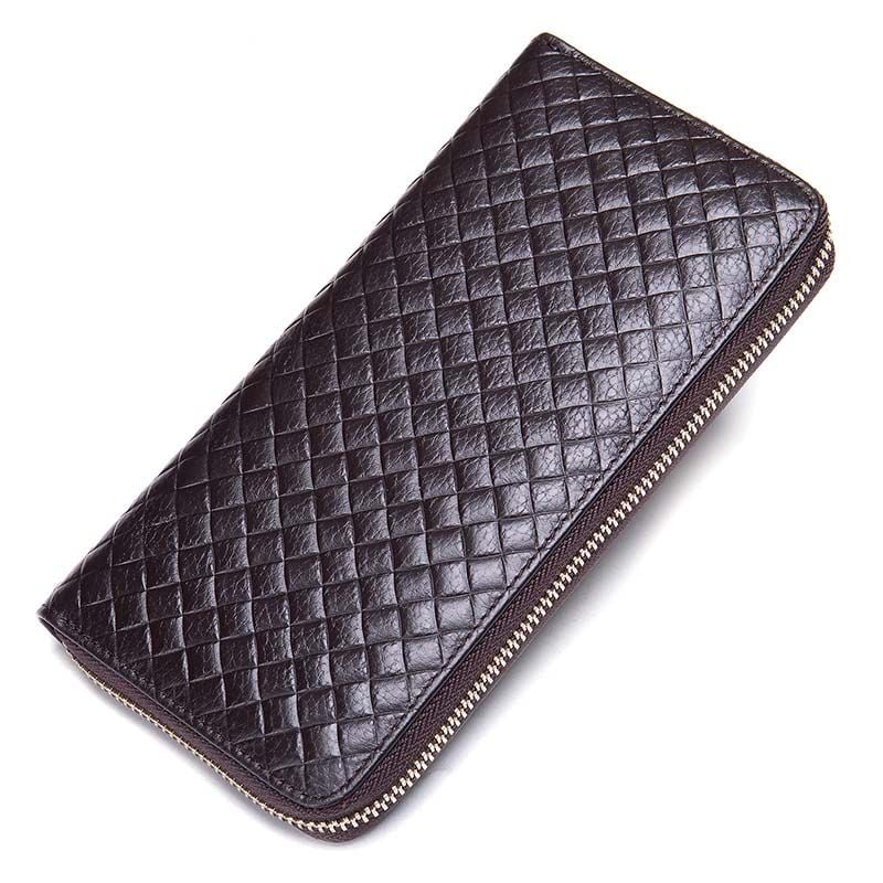 [Order] Ví da nam cầm tay, ví dài da thật phòng cách Hàn Quốc CEC161