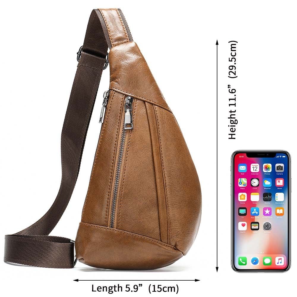 [Order] Túi đeo chéo nam, túi xách da bò thật CEC197