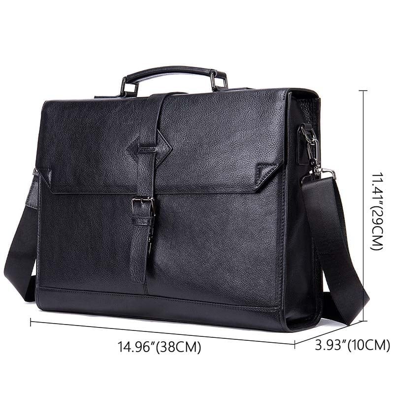 [Order] Cặp da nam công sở, cặp đựng laptop 14