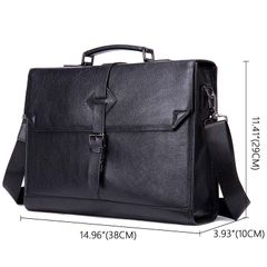 [Order] Cặp da nam công sở, cặp đựng laptop 14