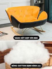 [Order] Ghế bập bênh đôi, ghế thư giãn phong cách Bắc Âu