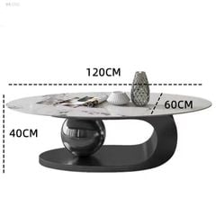 [Order] Bàn cafe bầu dục theo phong cách tối giản của Ý