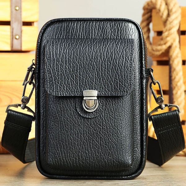 [Order] Túi đựng ipad, túi đeo chéo nam da thật CEC047
