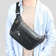[Order] Túi đeo trước ngực, túi đeo bụng da thật CEC220